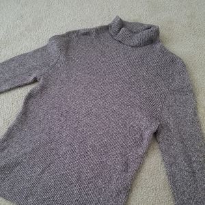 Brown Turtleneck Sweater